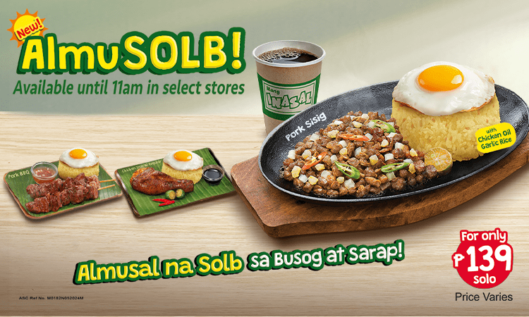 Mang Inasal launches 'AlmuSOLB' breakfast meals in select branches