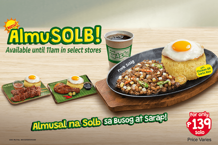 Mang Inasal launches 'AlmuSOLB' breakfast meals in select branches