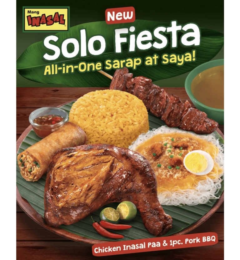 Mang Inasal Solo Fiesta is now available nationwide!