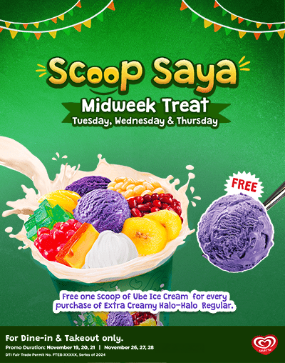 Scoop Saya Midweek Treat